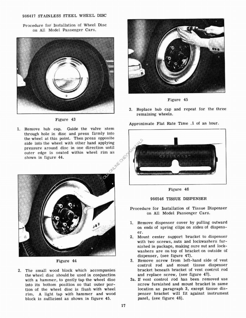 1951 Chevrolet Accessories Manual Page 26